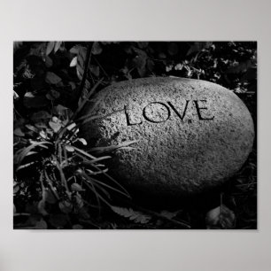 "Love" Stone Poster