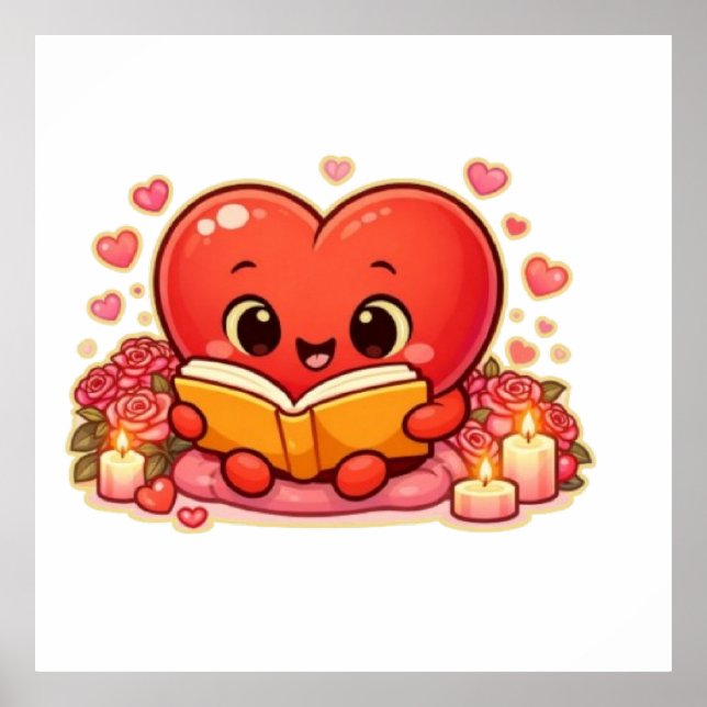 Love Stories Begin Within the Heart Poster (Front)