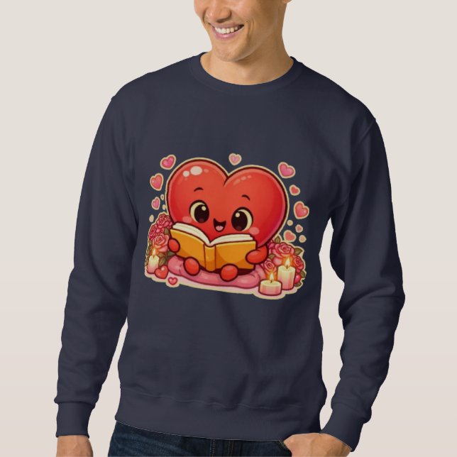 Love Stories Begin Within the Heart Sweatshirt (Front)