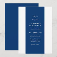 Love Story Elegant Colour Band in Deep Blue
