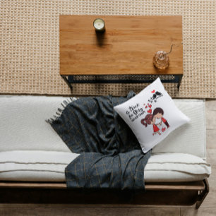 Love Story Throw Pillow