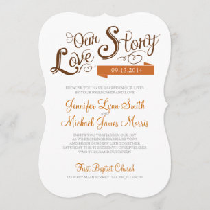 Love Story Wedding Invitation
