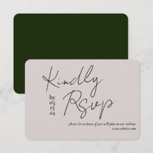 Love Story wedding RSVP