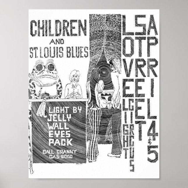 Love Street Light Circus flyer Apr4&5'69 Poster (Front)