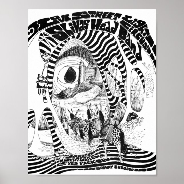 Love Street Light Circus flyer Dec13&14'68 Poster (Front)