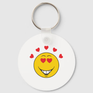 Love Struck Face Key Ring