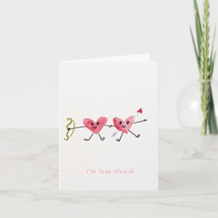 Love Struck Folded Valentine's Day Card