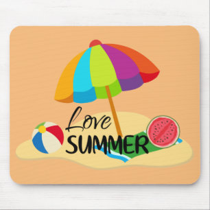 Love Summer Mouse Pad