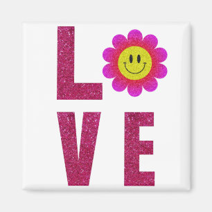 Love Sunflower Magnet