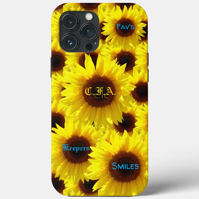 Love Sunflowers  Case-Mate iPhone Case (Back)