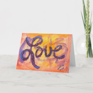 Love Sunset Golden Glow Greeting Card Note Cards