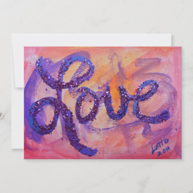 Love Sunset Twilight Invitations or Announcements (Front)