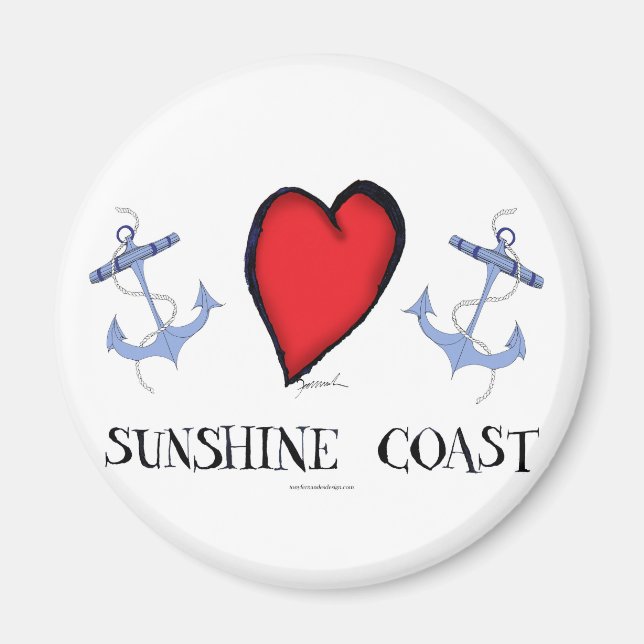 love sunshine coast magnet (Front)