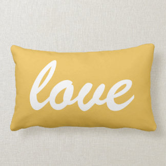 Love Sunshine Yellow New Home Gift Lumbar Cushion