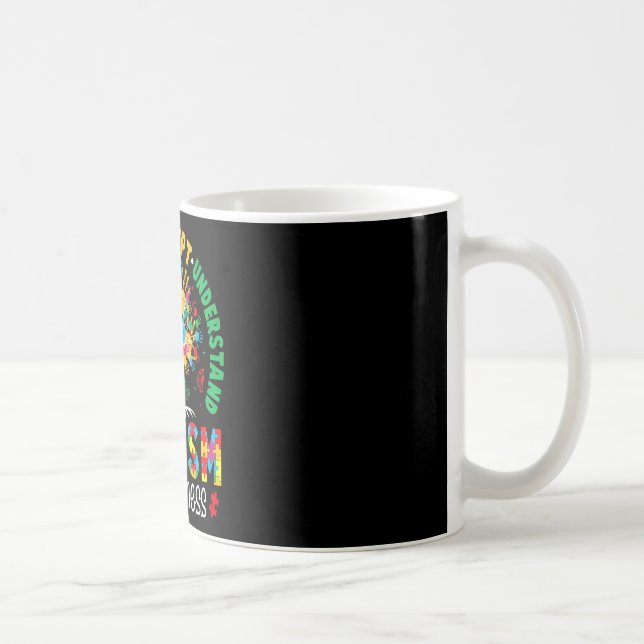 Love Support Accept Understand Autism Awareness Ac Coffee Mug (Right)