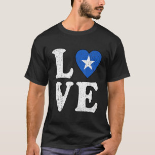 Love Support Somalia I Stand With Somalia Somalian T-Shirt
