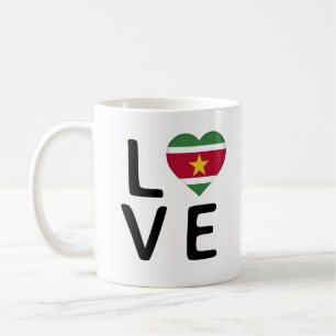 Love - Suriname Flag Coffee Mug