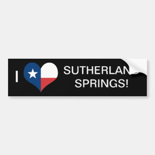 LOVE SUTHERLAND SPRINGS BUMPER STICKER