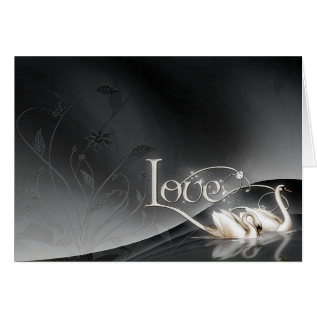 Love Swans Wedding (Front Horizontal)