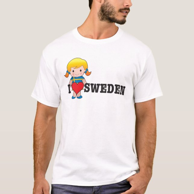 Love Sweden T-Shirt (Front)