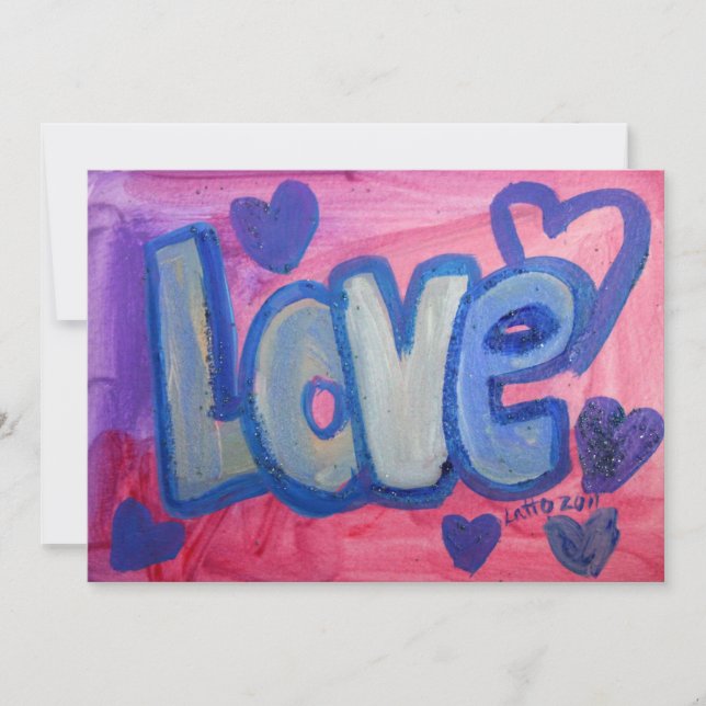 Love Sweet Candy Invitations or Announcements (Front)