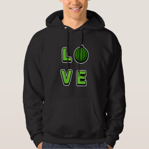 Love Sweet Watermelon Tropical Summer Fruits Hoodie