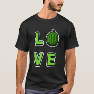 Love Sweet Watermelon Tropical Summer Fruits T-Shirt
