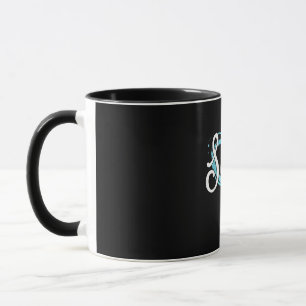 Love Swimming Swim Team Heart Lover Blue Swimmer Mug