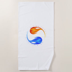 Love Symbol- Beach Towel