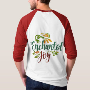 Love Symbol & Enchanted Joy Men's Raglan T-Shirt