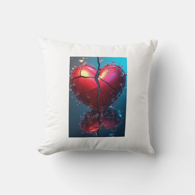 "Love Symbol Printed Pillow – A Cosy Expression  (Front)