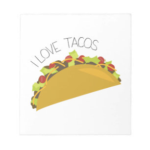 Love Tacos Notepad