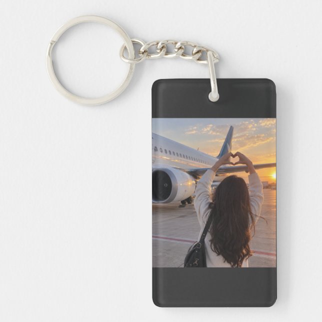 Love Takes Flight Key Ring (Front)