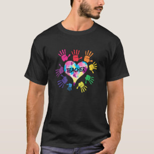 Love Teacher Life Apple Pencil Teacher Appreciatio T-Shirt