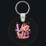 Love Teachers Teaching Is A Work Of Heart Back To  Key Ring<br><div class="desc">Love Teachers Teaching Is A Work Of Heart Back To School</div>