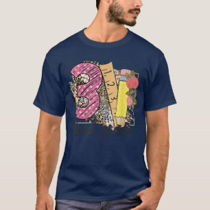 Love Teaching Third Grade Back To School Teacher K T-Shirt