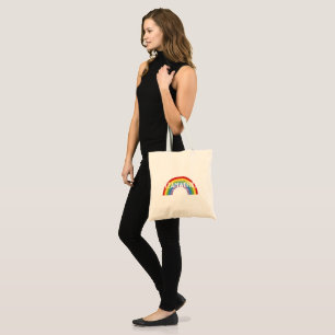 Love, teamwork, and all that hippie stuff tote bag