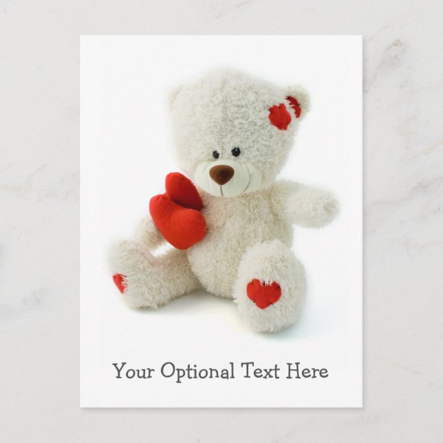 Love Teddy custom postcard (Front)