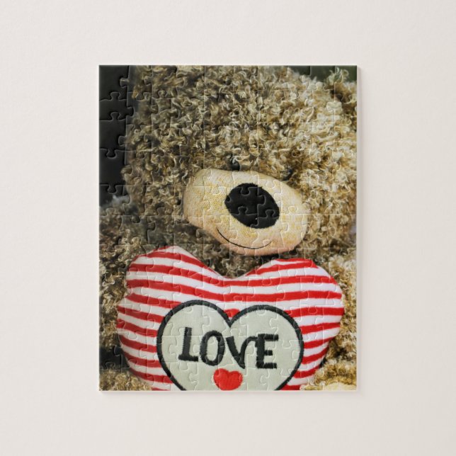 Love teddy jigsaw puzzle (Vertical)