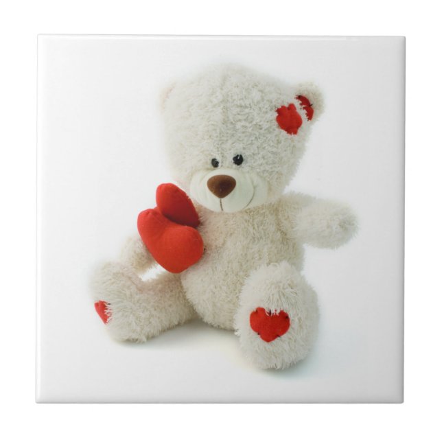Love Teddy Valentine ceramic tile (Front)