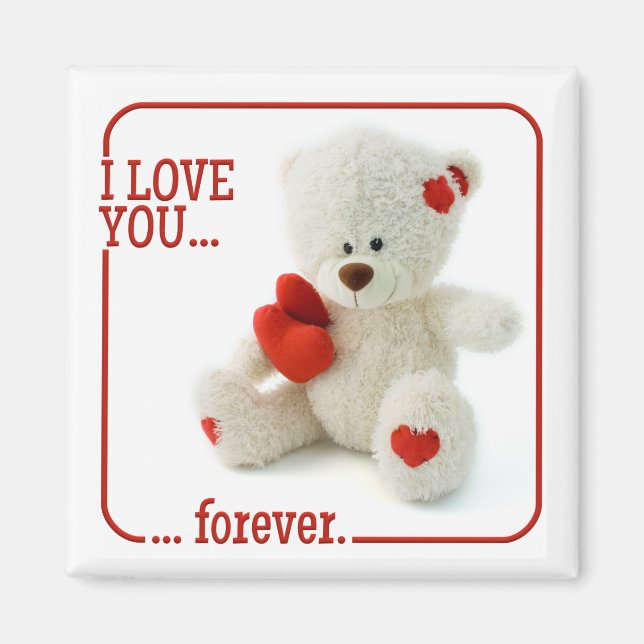 Love Teddy Valentine magnet (Front)