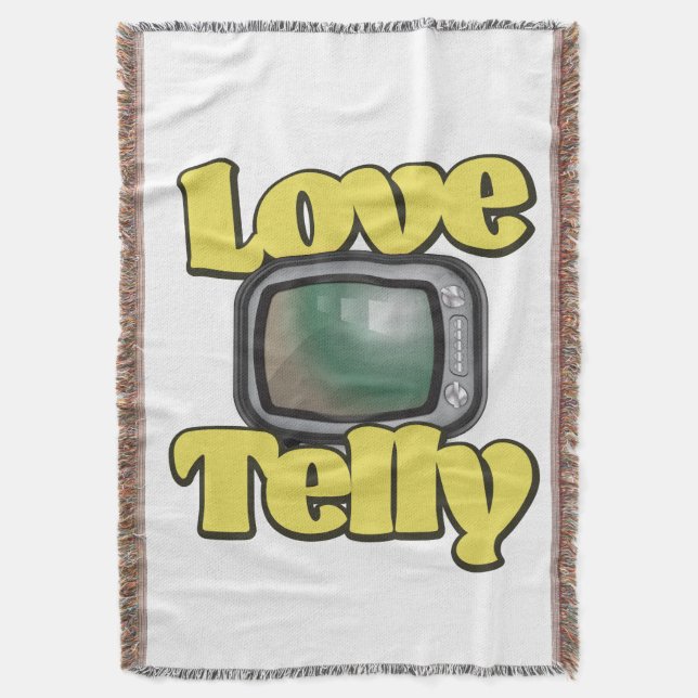 Love Telly Throw Blanket (Front Vertical)