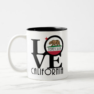 LOVE Temecula California 11oz Two-Tone Coffee Mug
