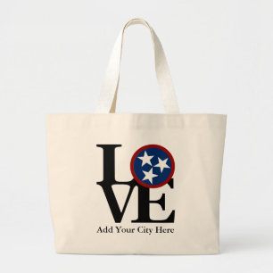 LOVE Tennessee Grocery Tote