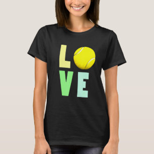 Love Tennis Ball Ideal Boys For Tennis Players T-Shirt