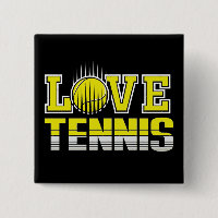 Love Tennis   Button