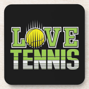 Love Tennis  Coaster