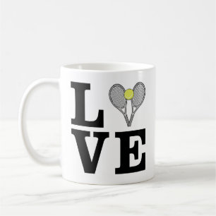 Love Tennis Coffee Mug