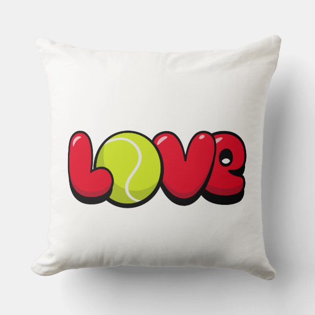 Love Tennis Cushion (Front)