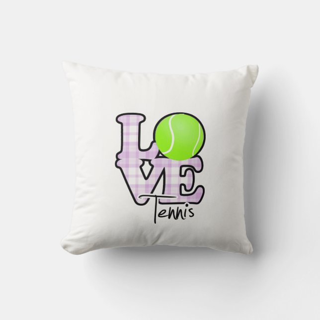 Love Tennis Cushion (Front)